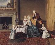 Johann Zoffany The visit in the lord France oil painting artist